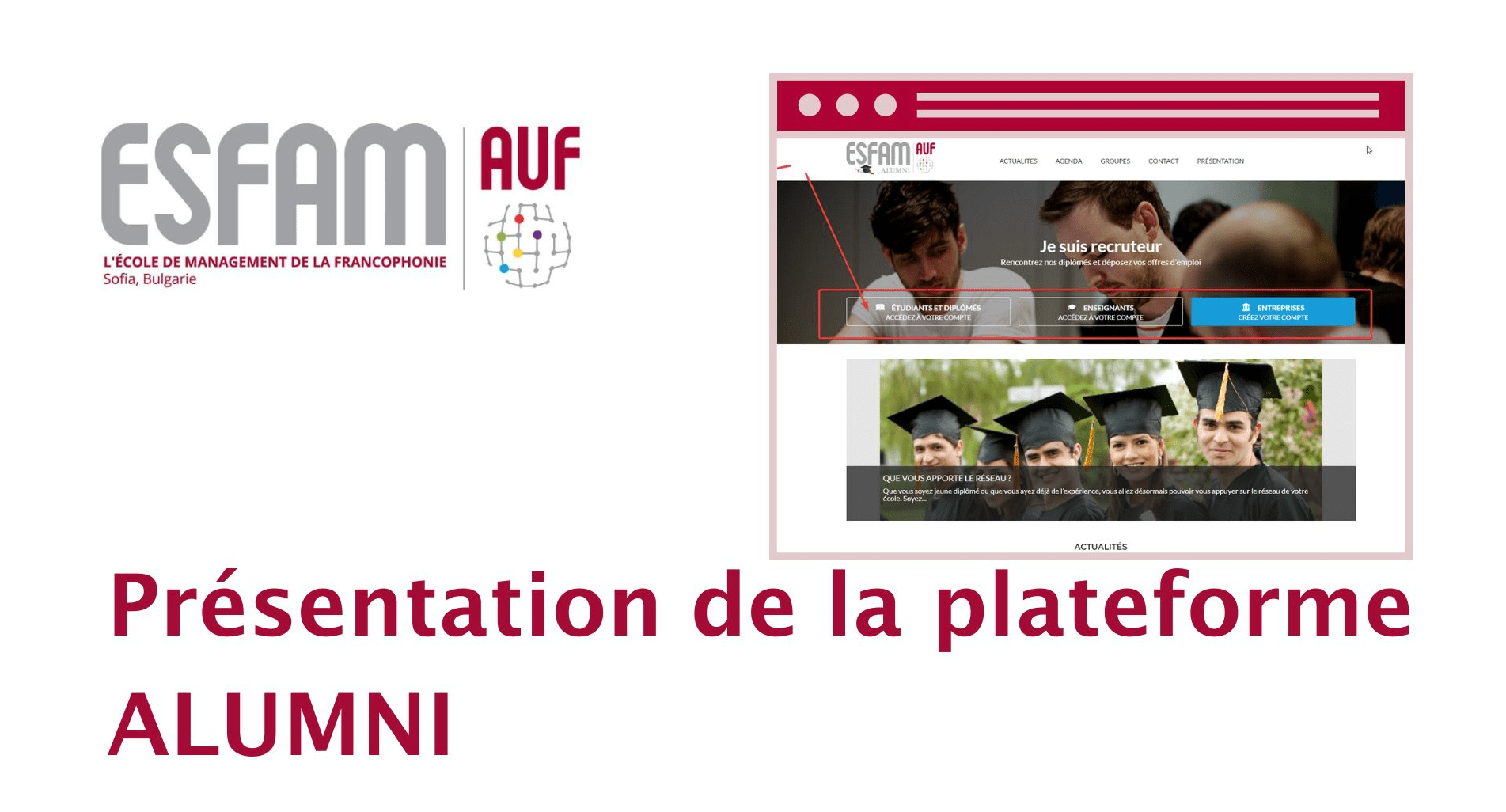 Comment utiliser la plateforme Alumni ? 