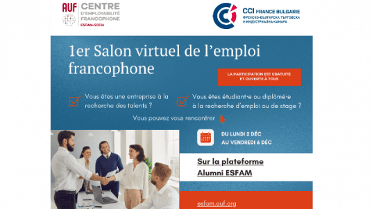 1er Salon virtuel de l’emploi francophone